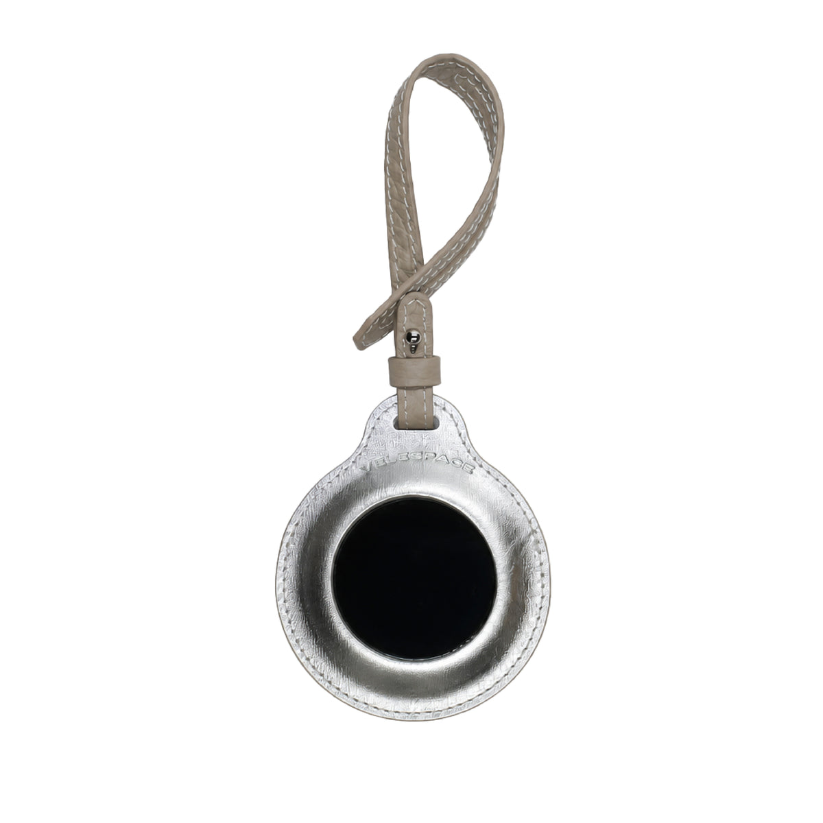 RIVER Round Handcrafted Leather Case for SPHERE 01 — Silver