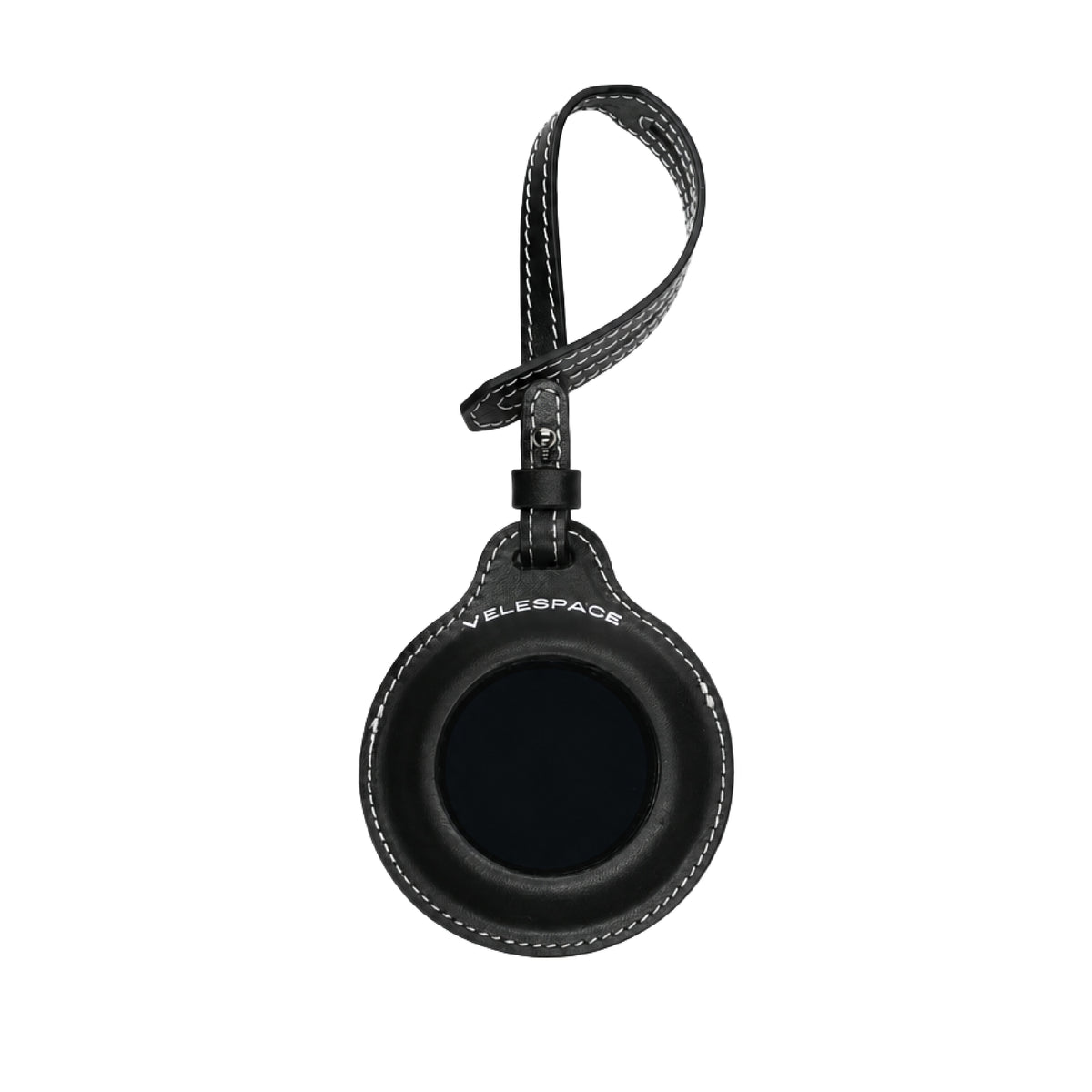 RIVER Round Handcrafted Leather Case for SPHERE 01 — Black